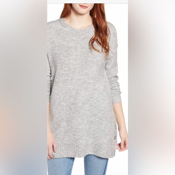 NWT Caslon Tunic Sweater button detailing Sz Small - Picture 1 of 9